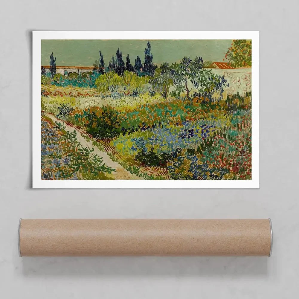 Garden At Arles Art Print Garden At Arles Art Print wall art product Vincent Van Gogh