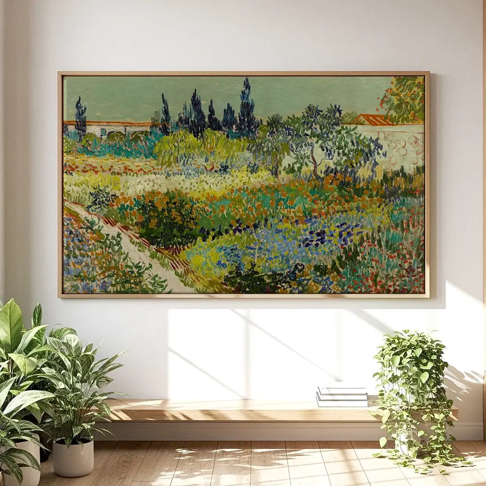 Garden At Arles Oversized Canvas Print Garden At Arles Oversized Canvas Print wall art product Art Print Shop