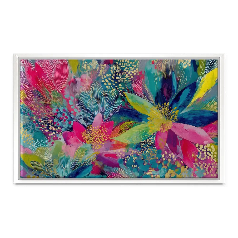 Garden In Colours Canvas Print Garden In Colours Canvas Print wall art product Chromatic Storm Studio