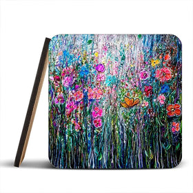 Garden Paradise Coaster Set Garden Paradise Coaster Set wall art product Lena Owens - Independent