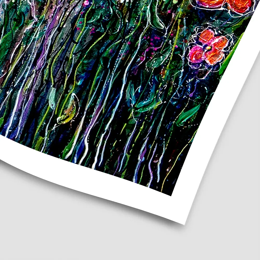 Garden Paradise Square Art Print Garden Paradise Square Art Print wall art product Lena Owens - Independent