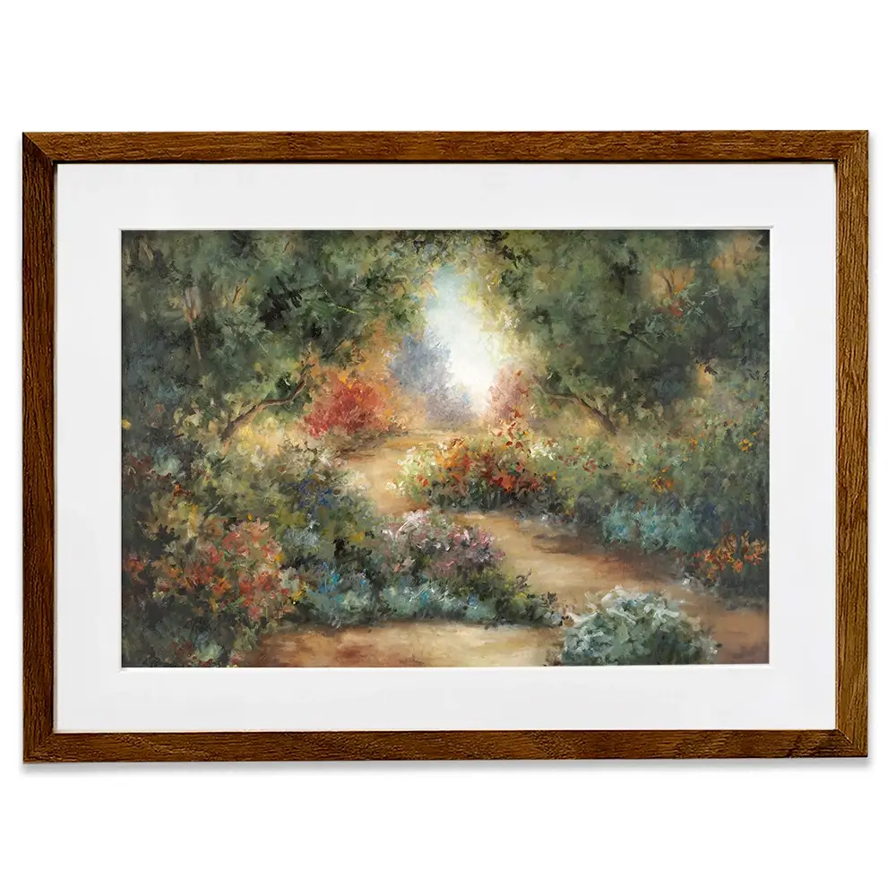 Garden Pathway Framed Art Print Garden Pathway Framed Art Print wall art product Carol Robinson
