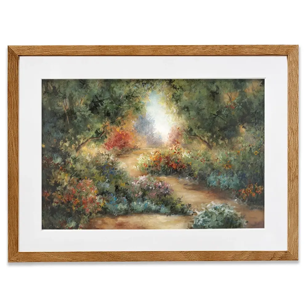 Garden Pathway Framed Art Print Garden Pathway Framed Art Print wall art product Carol Robinson
