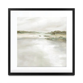 Gentle Coastline Square Framed Art Print Gentle Coastline Square Framed Art Print wall art product Carol Robinson