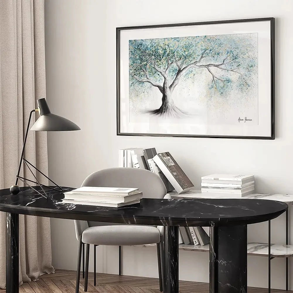 Gentle Frost Tree Framed Art Print Gentle Frost Tree Framed Art Print wall art product Ashvin Harrison