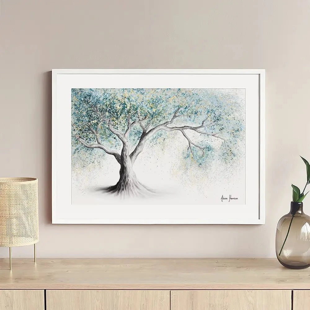 Gentle Frost Tree Framed Art Print Gentle Frost Tree Framed Art Print wall art product Ashvin Harrison