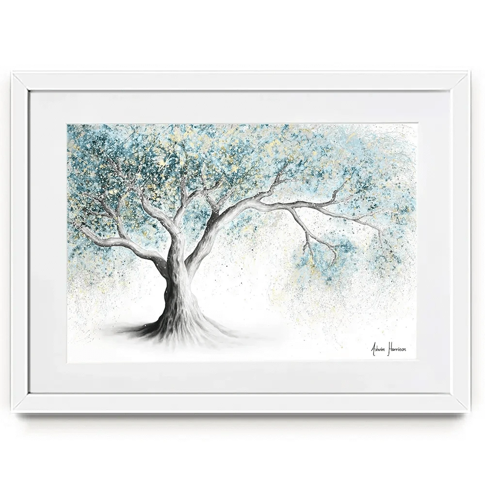 Gentle Frost Tree Framed Art Print Gentle Frost Tree Framed Art Print wall art product Ashvin Harrison