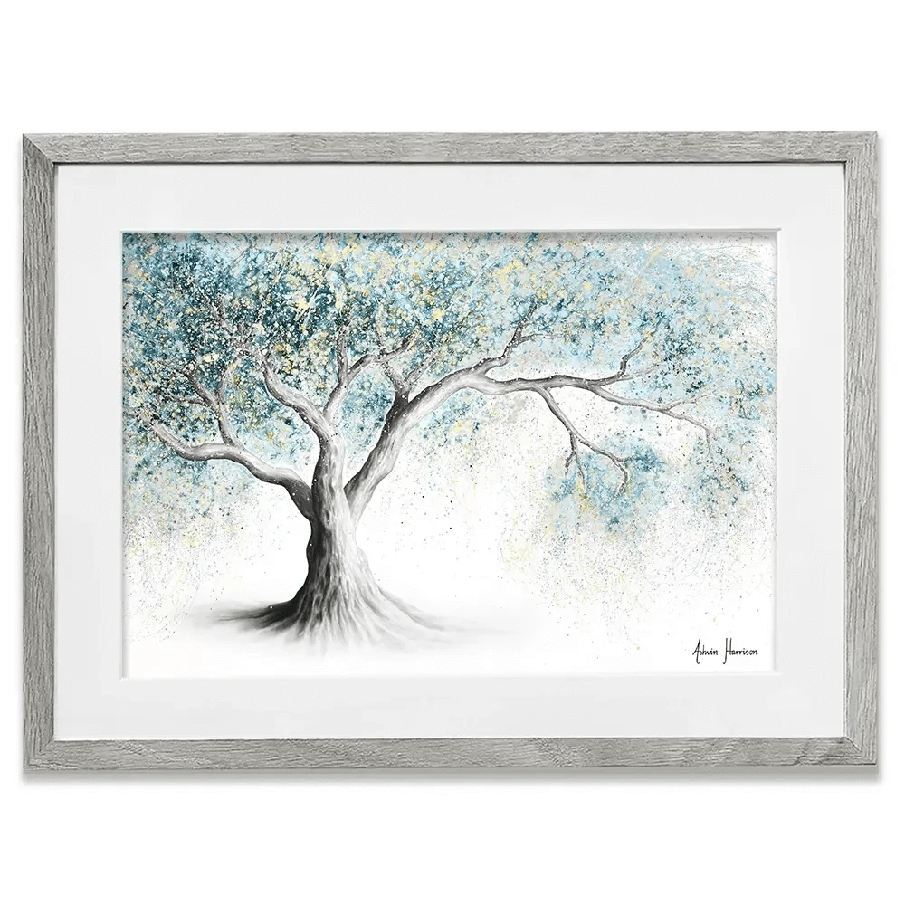 Gentle Frost Tree Framed Art Print Gentle Frost Tree Framed Art Print wall art product Ashvin Harrison