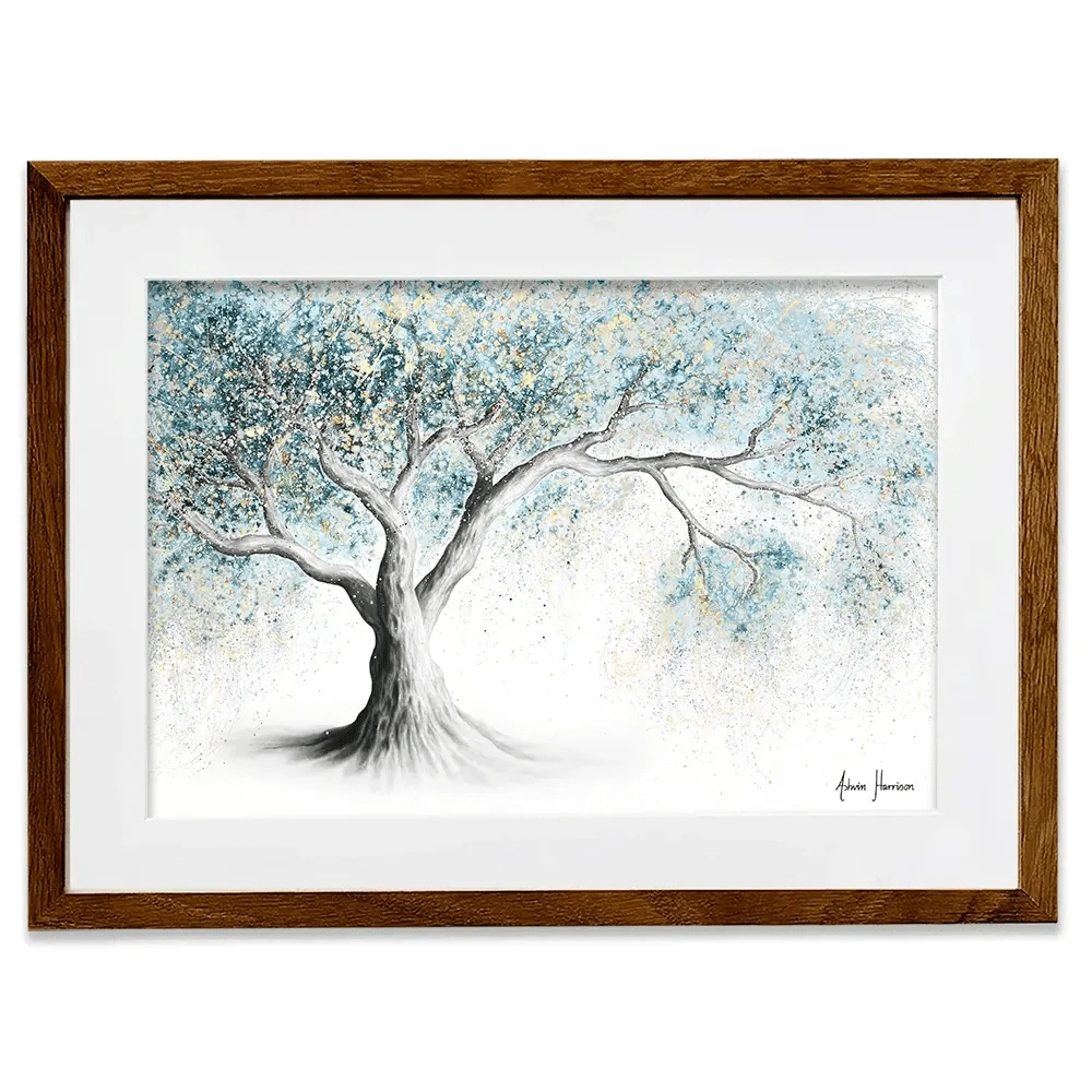 Gentle Frost Tree Framed Art Print Gentle Frost Tree Framed Art Print wall art product Ashvin Harrison