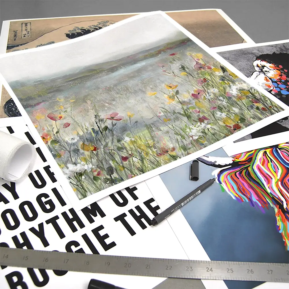 Gentle Rainstorm Square Art Print Gentle Rainstorm Square Art Print wall art product Carol Robinson