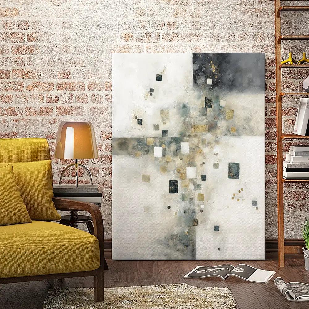 Geometric Cosmos 1 Canvas Print Geometric Cosmos 1 Canvas Print wall art product Chromatic Storm Studio