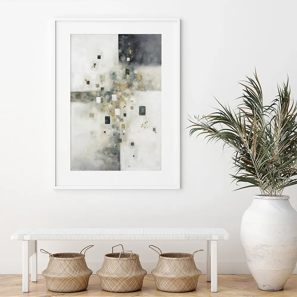 Geometric Cosmos 1 Framed Art Print Geometric Cosmos 1 Framed Art Print wall art product Chromatic Storm Studio