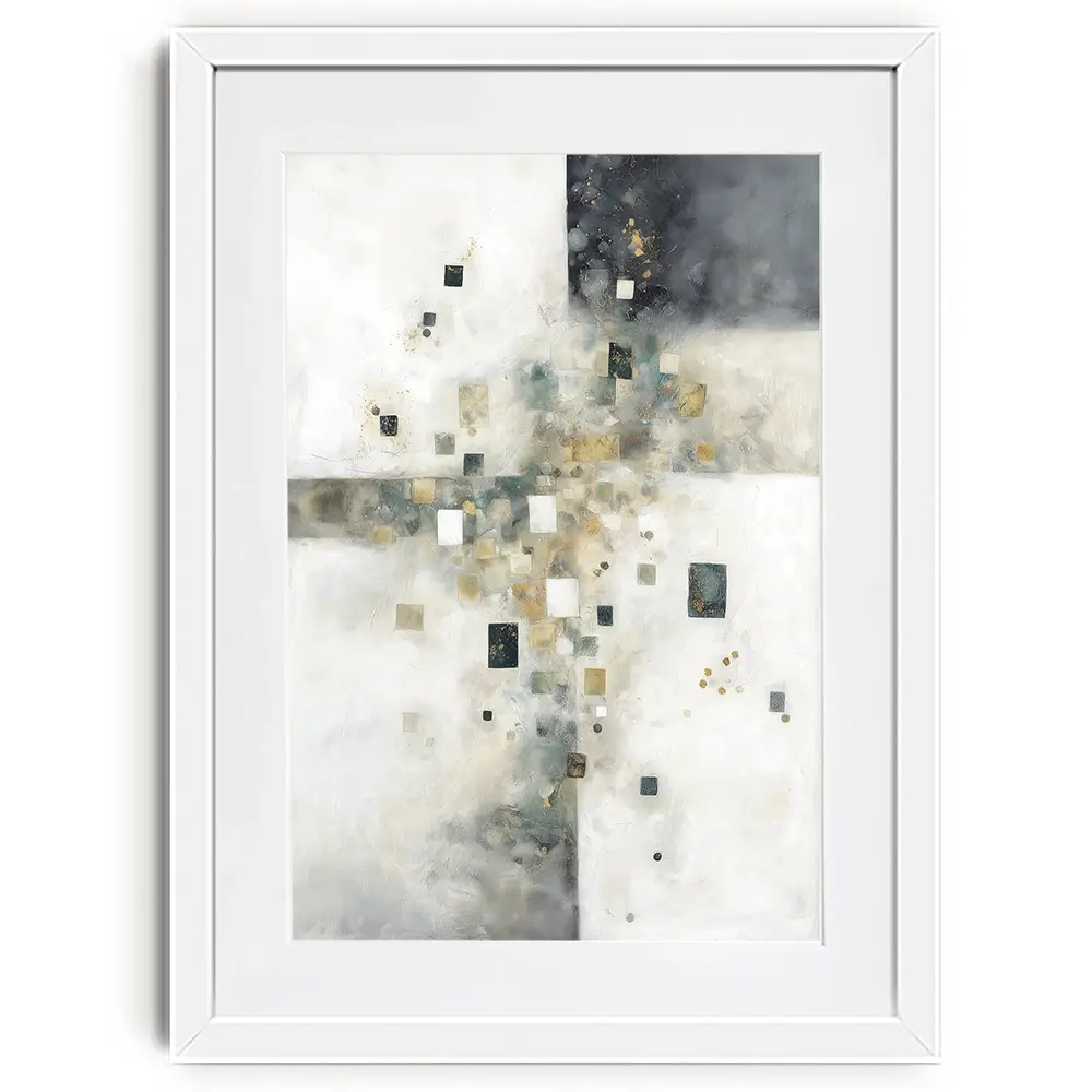 Geometric Cosmos 1 Framed Art Print Geometric Cosmos 1 Framed Art Print wall art product Chromatic Storm Studio