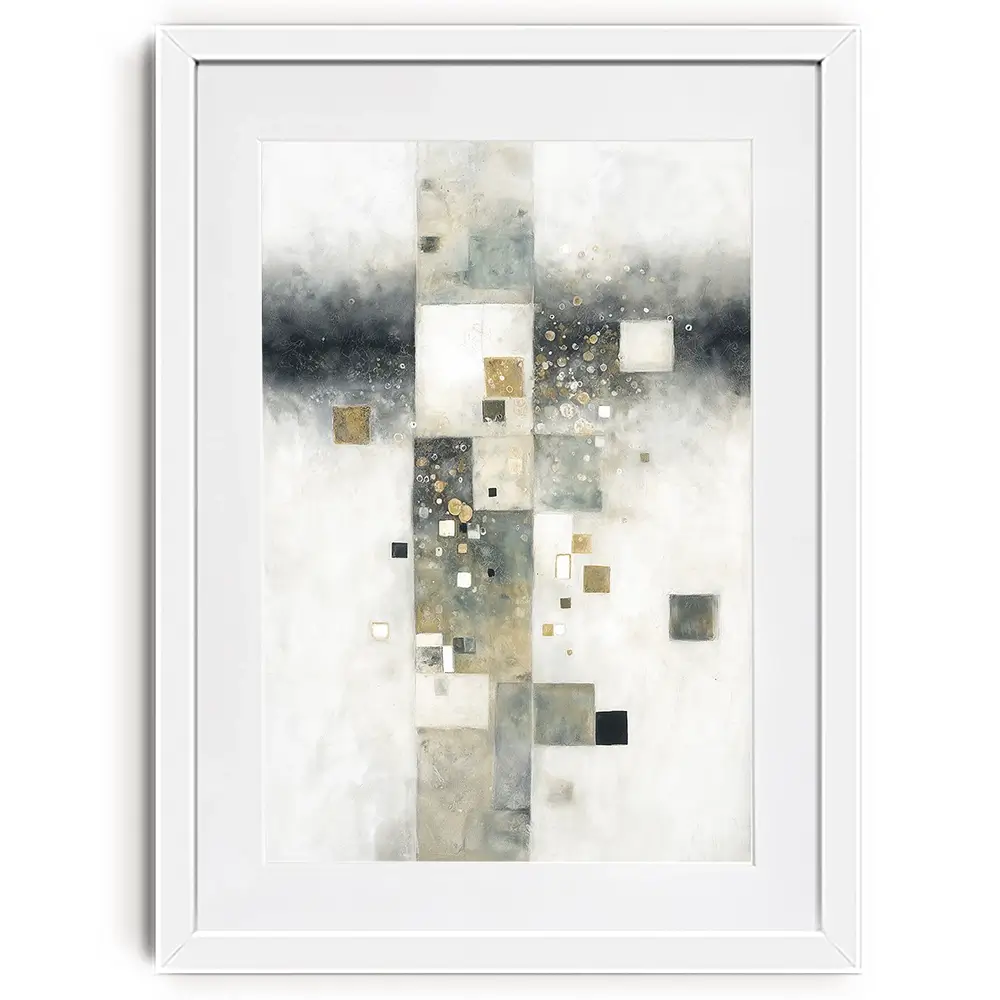 Geometric Cosmos 2 Framed Art Print Geometric Cosmos 2 Framed Art Print wall art product Chromatic Storm Studio