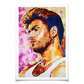 George Michael Art Print George Michael Art Print wall art product Juliet Stockton