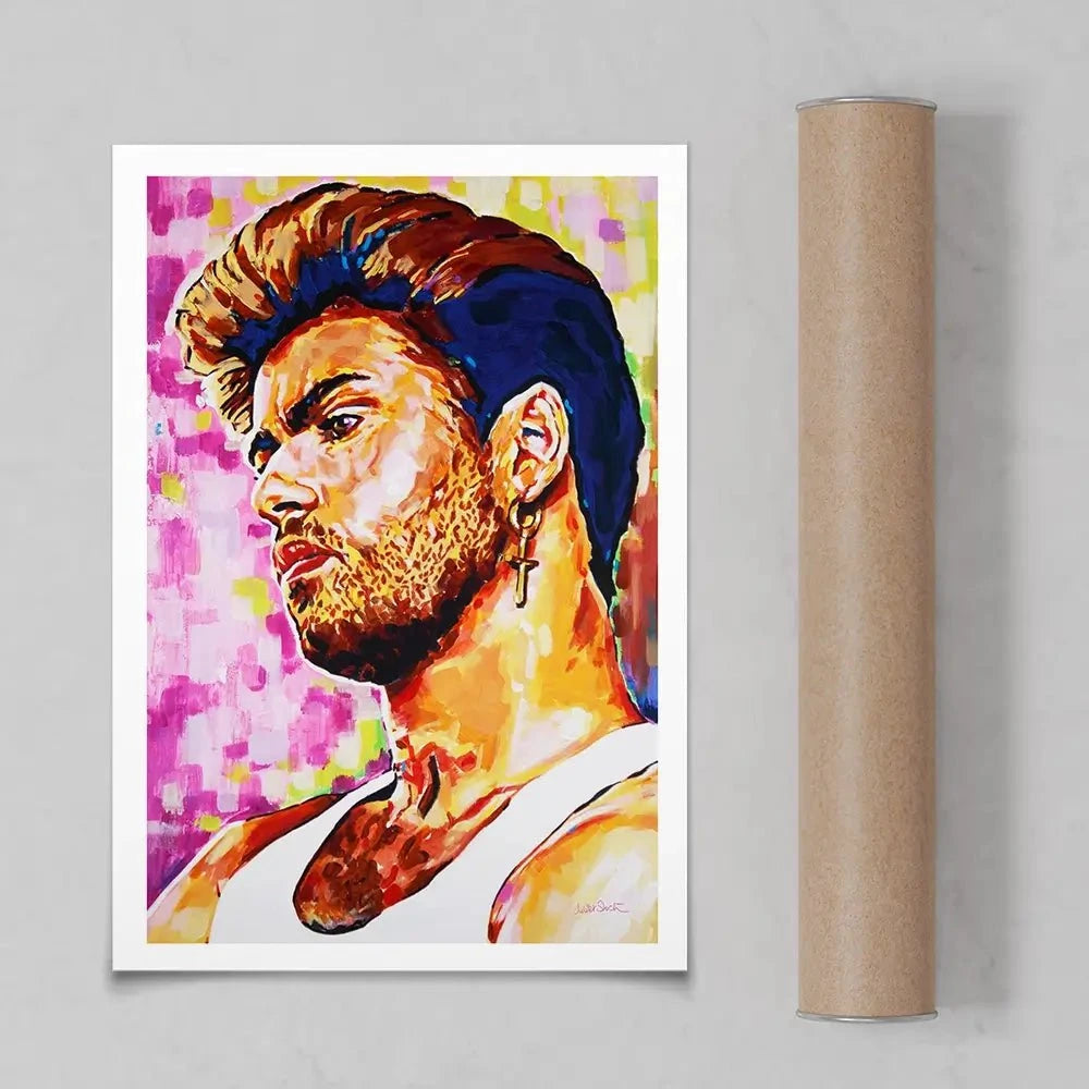 George Michael Art Print George Michael Art Print wall art product Juliet Stockton