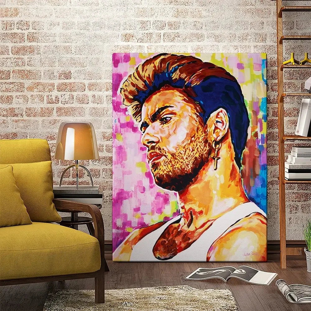 George Michael Canvas Print George Michael Canvas Print wall art product Juliet Stockton