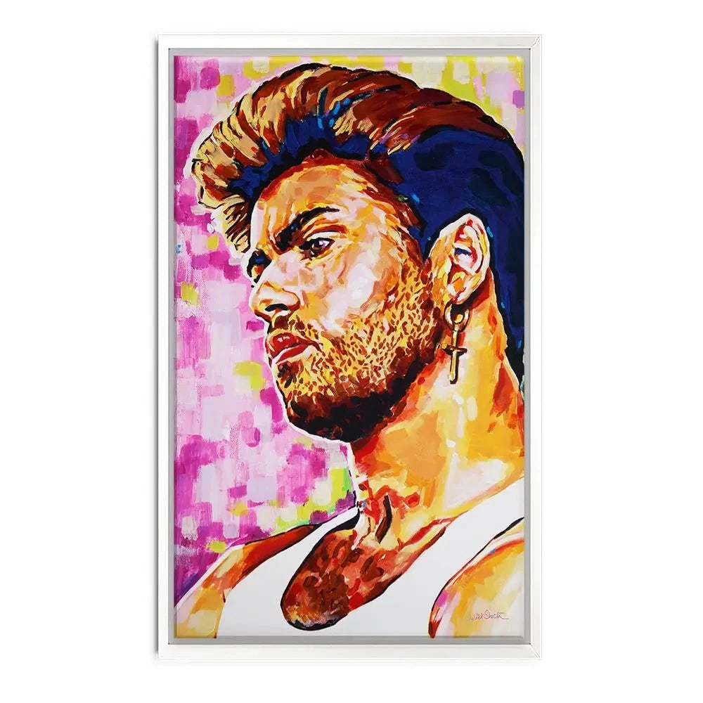 George Michael Canvas Print George Michael Canvas Print wall art product Juliet Stockton