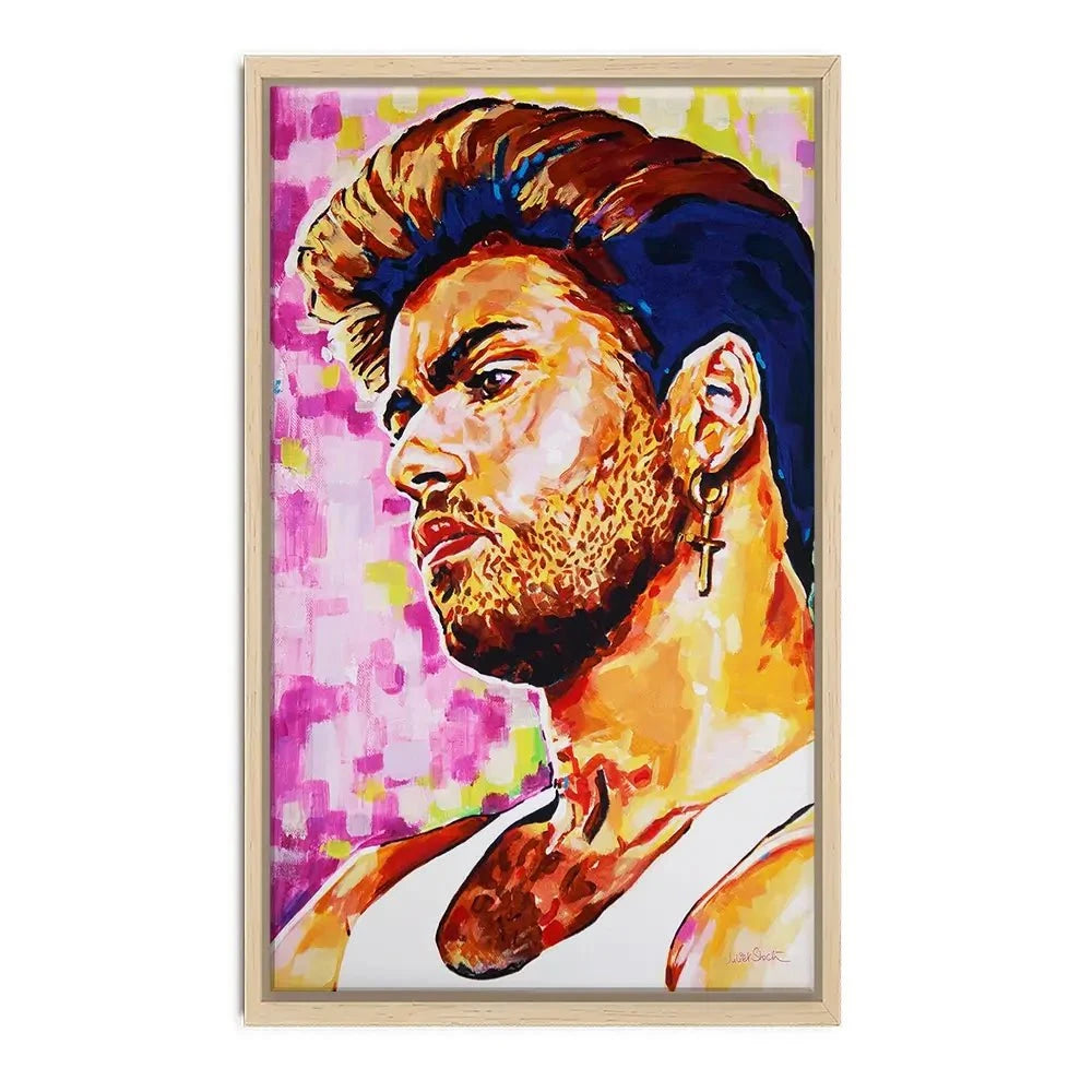 George Michael Canvas Print George Michael Canvas Print wall art product Juliet Stockton