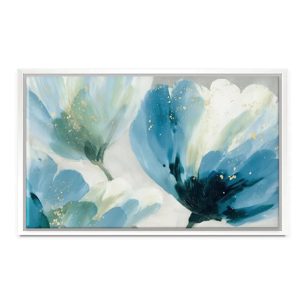 Gilded Anemone Duet Canvas Print Gilded Anemone Duet Canvas Print wall art product Chromatic Storm Studio