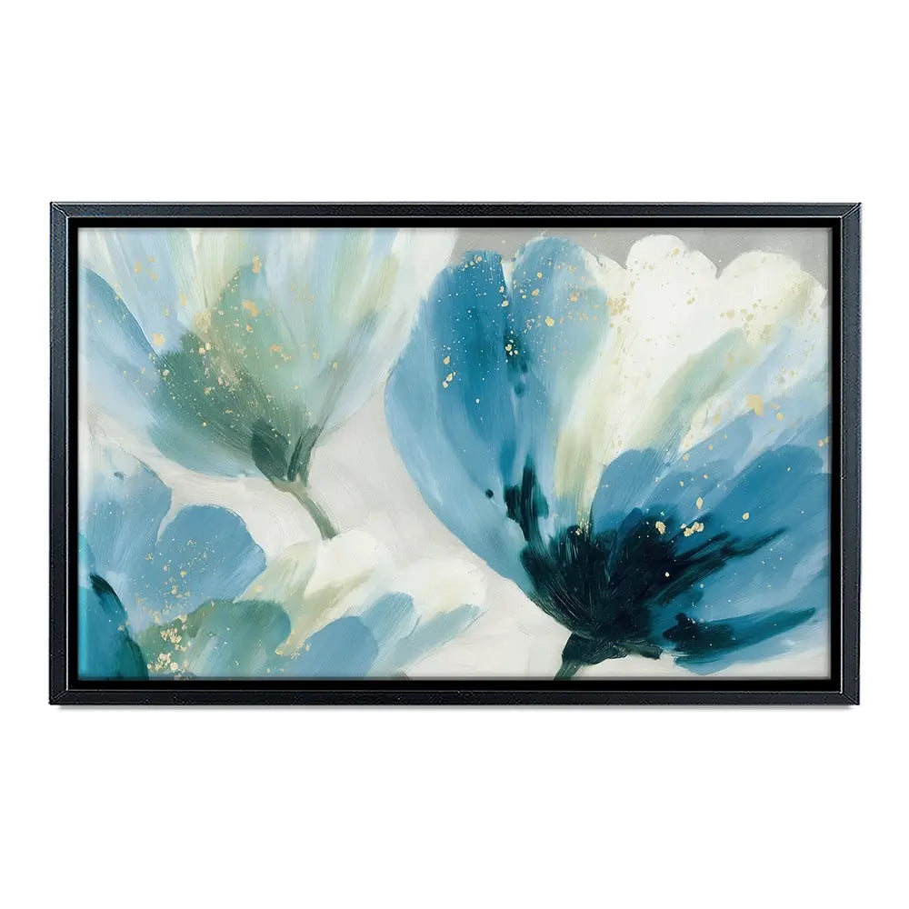 Gilded Anemone Duet Canvas Print Gilded Anemone Duet Canvas Print wall art product Chromatic Storm Studio