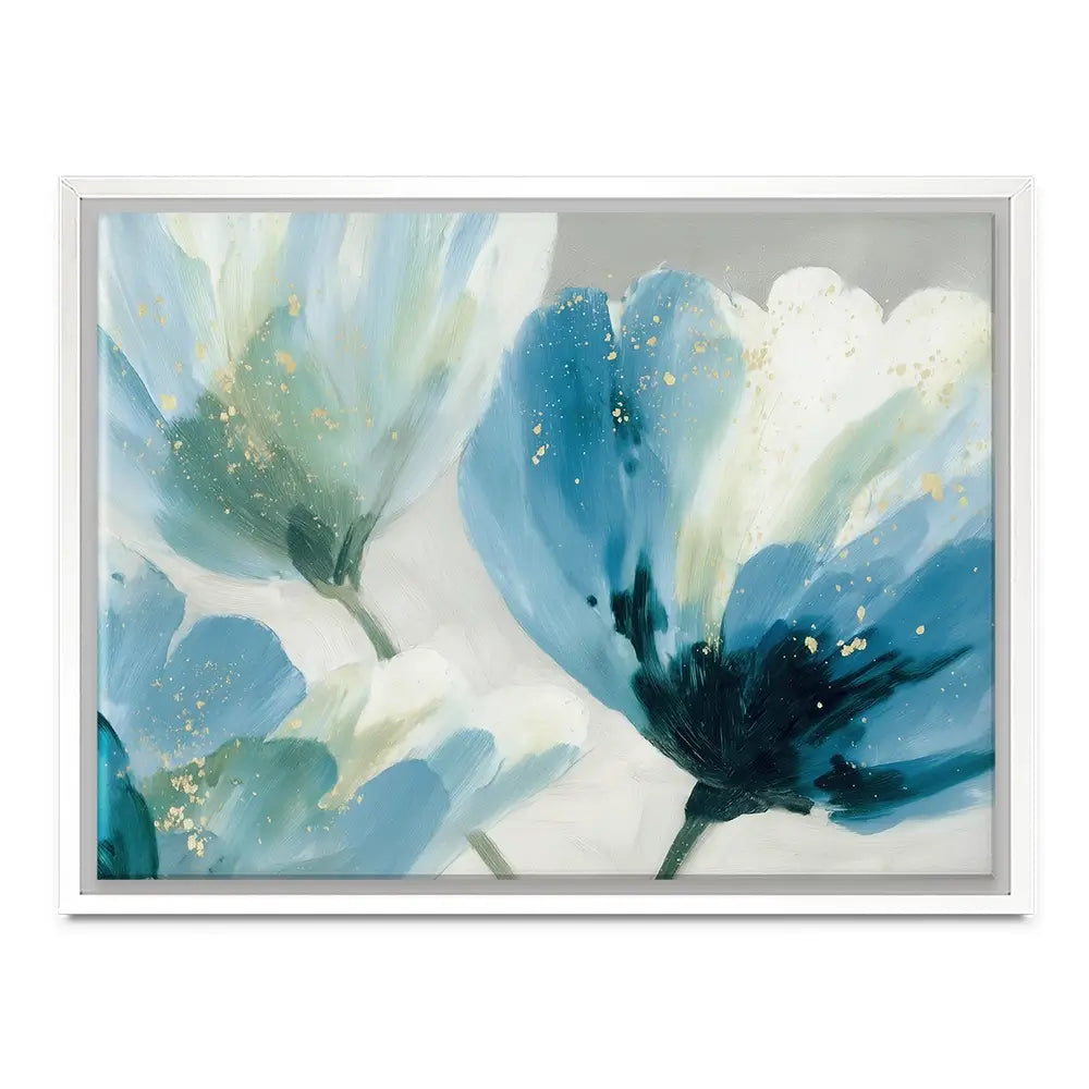 Gilded Anemone Duet Canvas Print Gilded Anemone Duet Canvas Print wall art product Chromatic Storm Studio