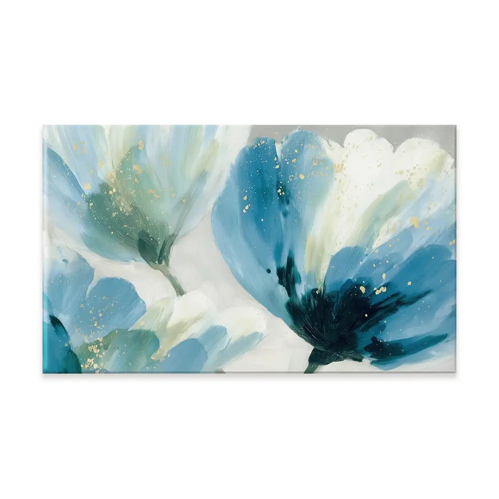 Gilded Anemone Duet Canvas Print Gilded Anemone Duet Canvas Print wall art product Chromatic Storm Studio