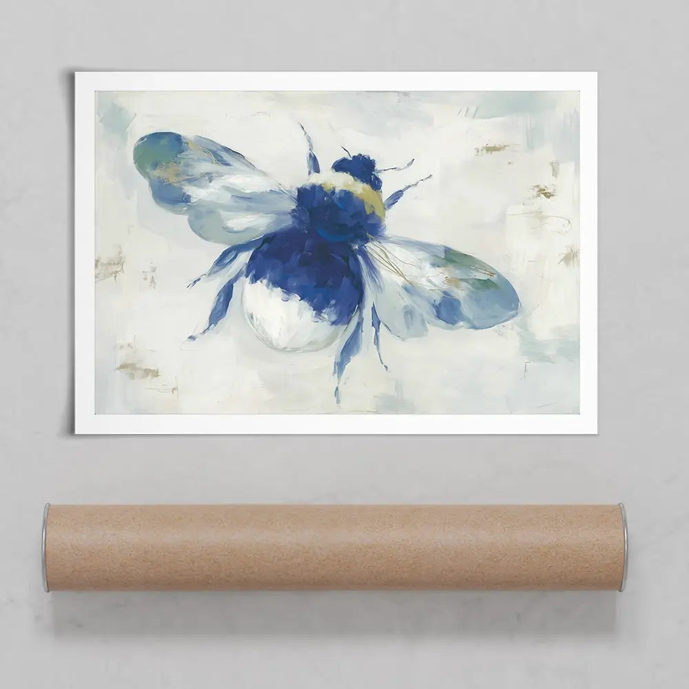 Gilded Bee Study Art Print Gilded Bee Study Art Print wall art product Chromatic Storm Studio