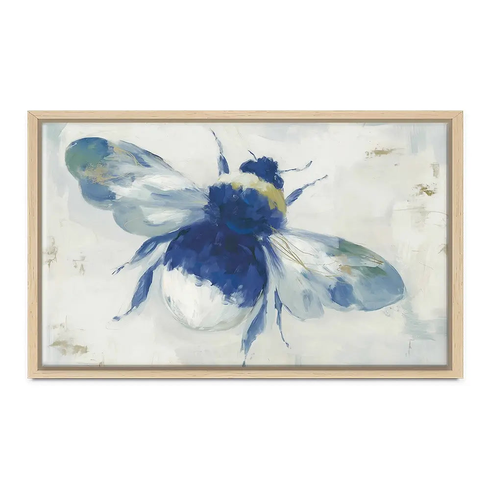 Gilded Bee Study Canvas Print Gilded Bee Study Canvas Print wall art product Chromatic Storm Studio