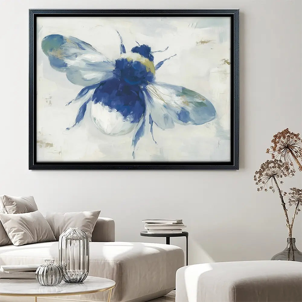 Gilded Bee Study Canvas Print Gilded Bee Study Canvas Print wall art product Chromatic Storm Studio