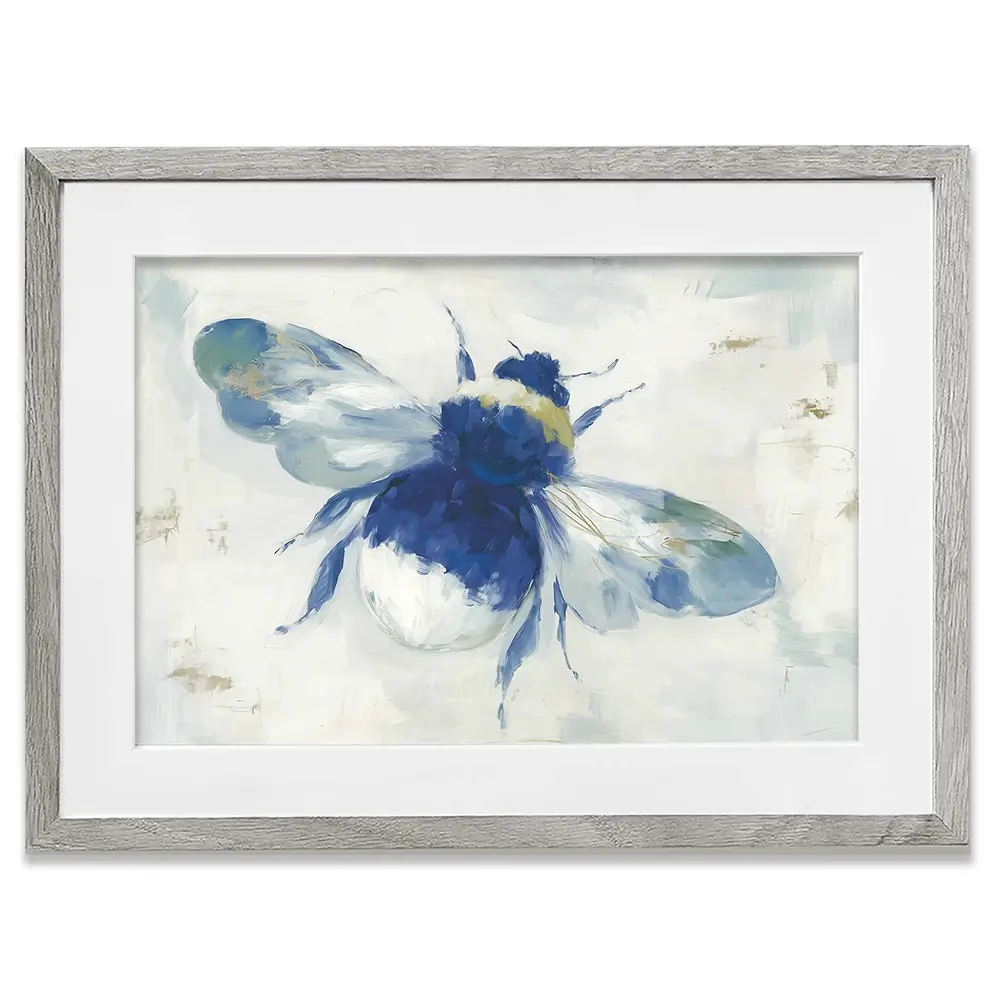 Gilded Bee Study Framed Art Print Gilded Bee Study Framed Art Print wall art product Chromatic Storm Studio