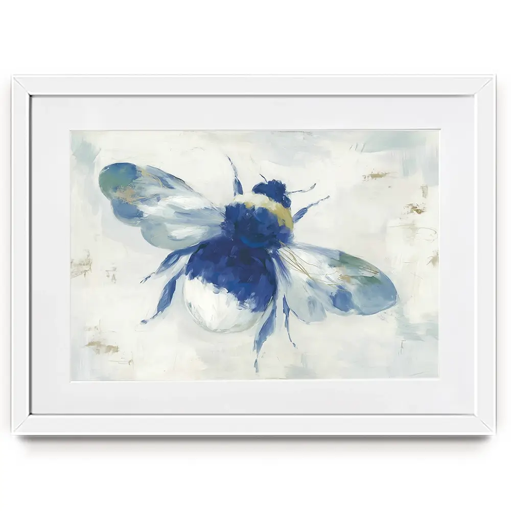 Gilded Bee Study Framed Art Print Gilded Bee Study Framed Art Print wall art product Chromatic Storm Studio