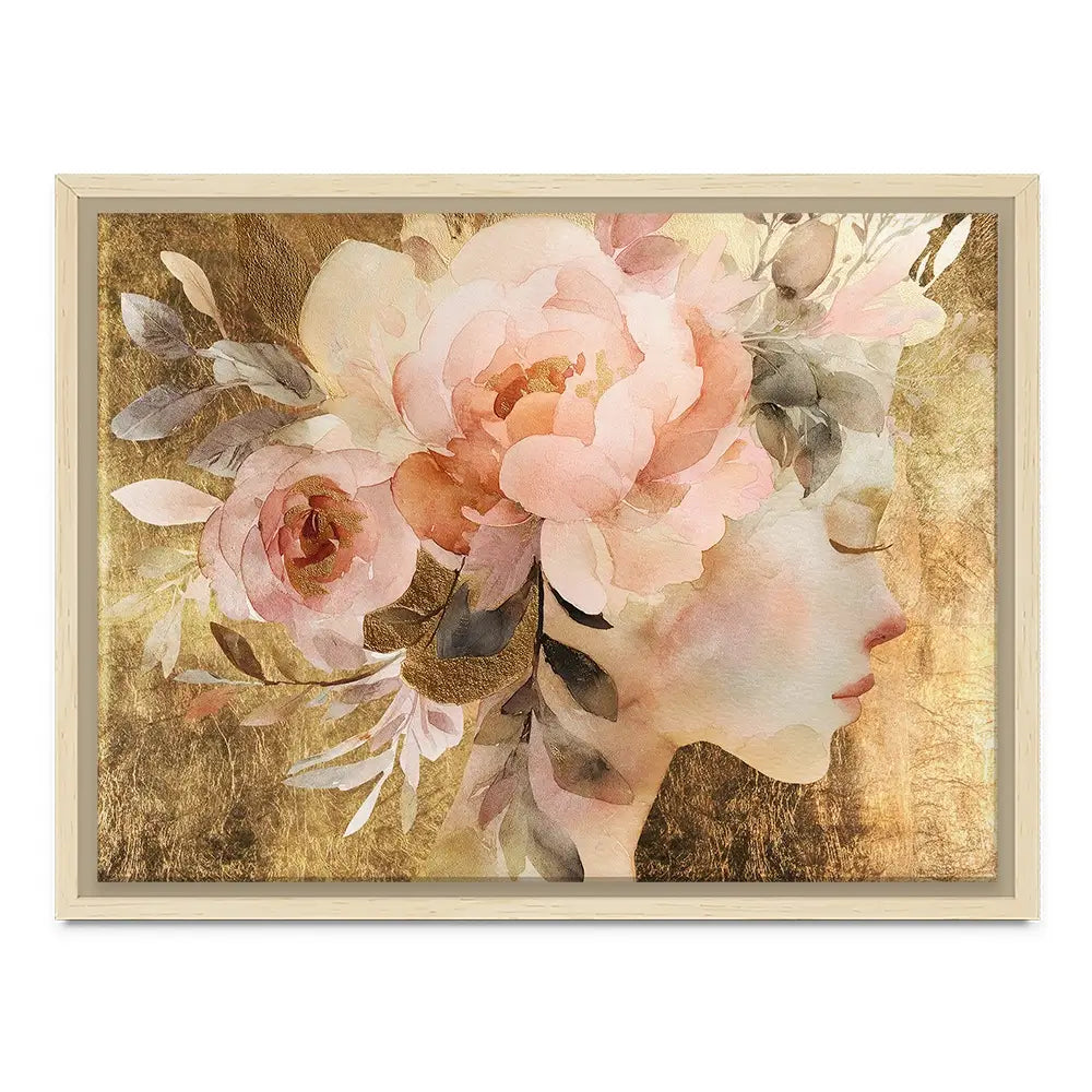 Gilded Bloom Canvas Print Gilded Bloom Canvas Print wall art product Svetlana Aleynikova