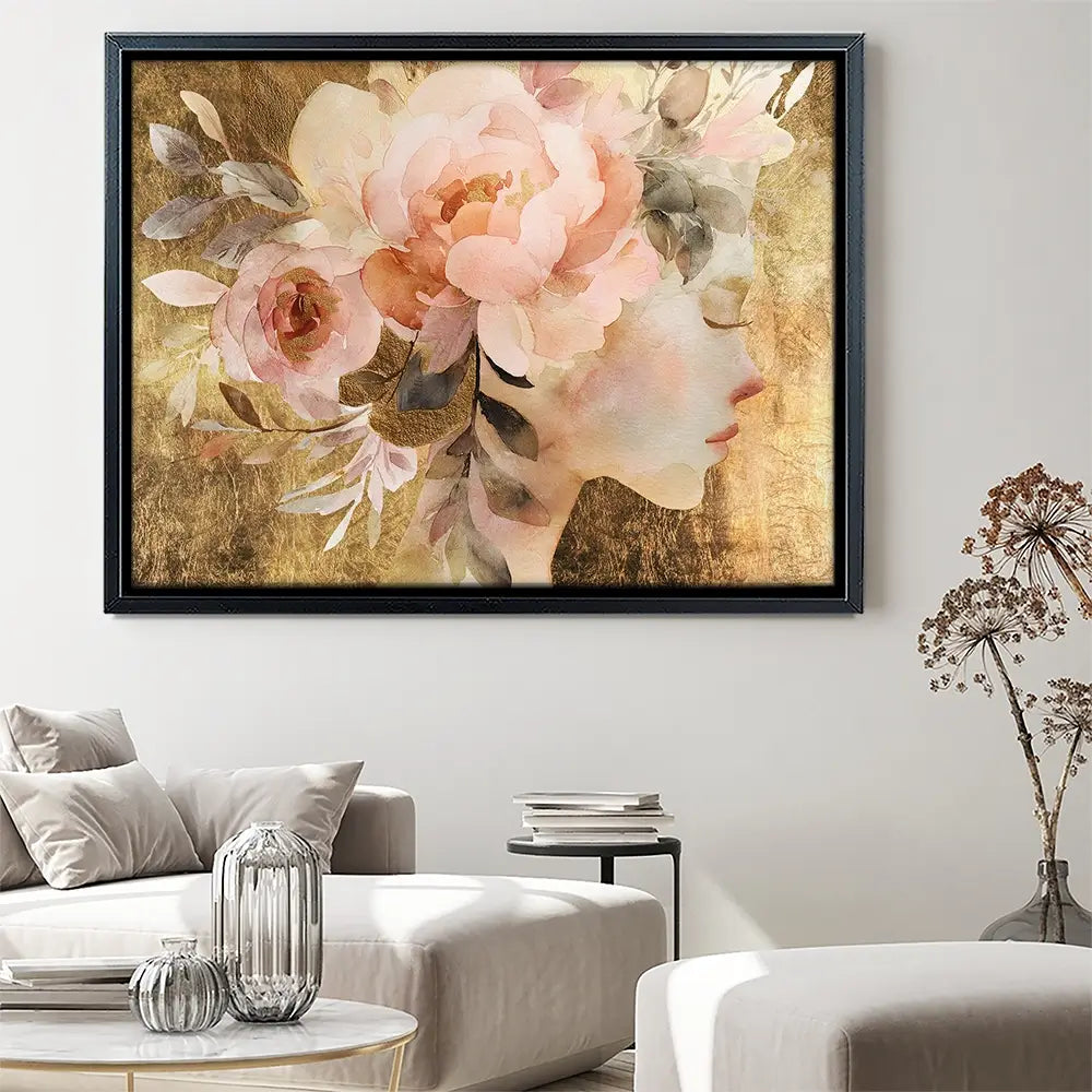 Gilded Bloom Canvas Print Gilded Bloom Canvas Print wall art product Svetlana Aleynikova