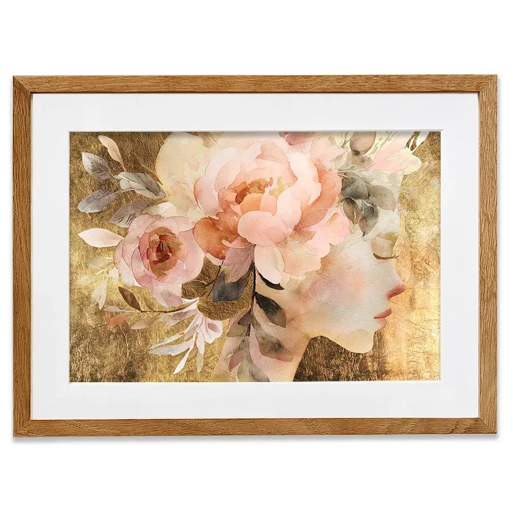 Gilded Bloom Framed Art Print Gilded Bloom Framed Art Print wall art product Svetlana Aleynikova