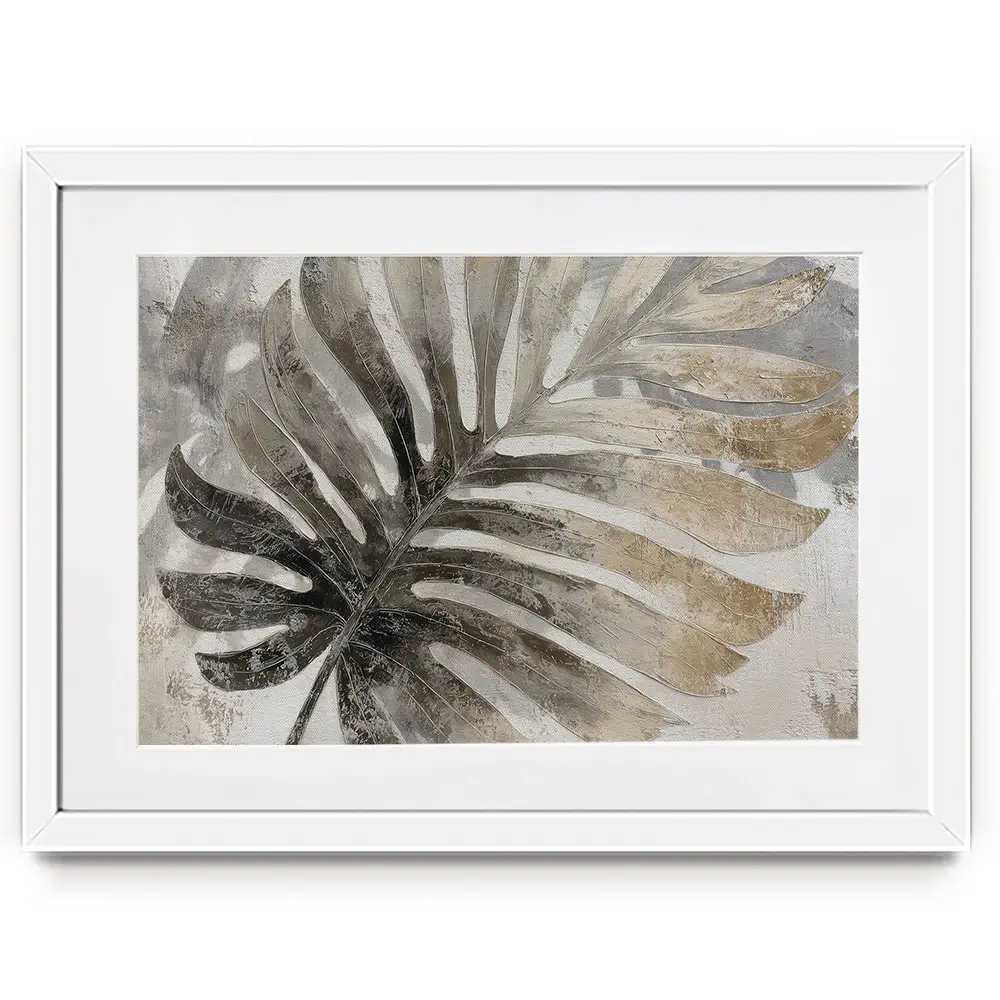 Gilded Frond Framed Art Print Gilded Frond Framed Art Print wall art product Svetlana Aleynikova