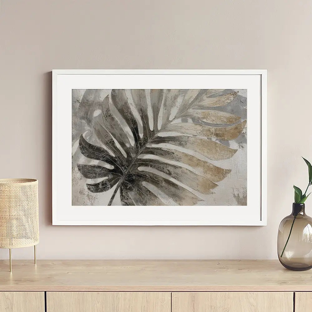 Gilded Frond Framed Art Print Gilded Frond Framed Art Print wall art product Svetlana Aleynikova