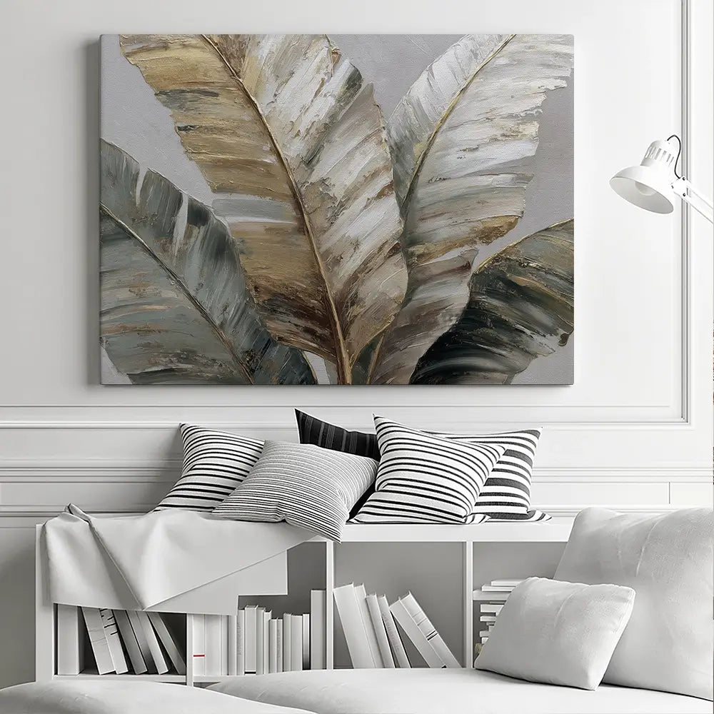 Gilded Leaves Canvas Print Gilded Leaves Canvas Print wall art product Svetlana Aleynikova