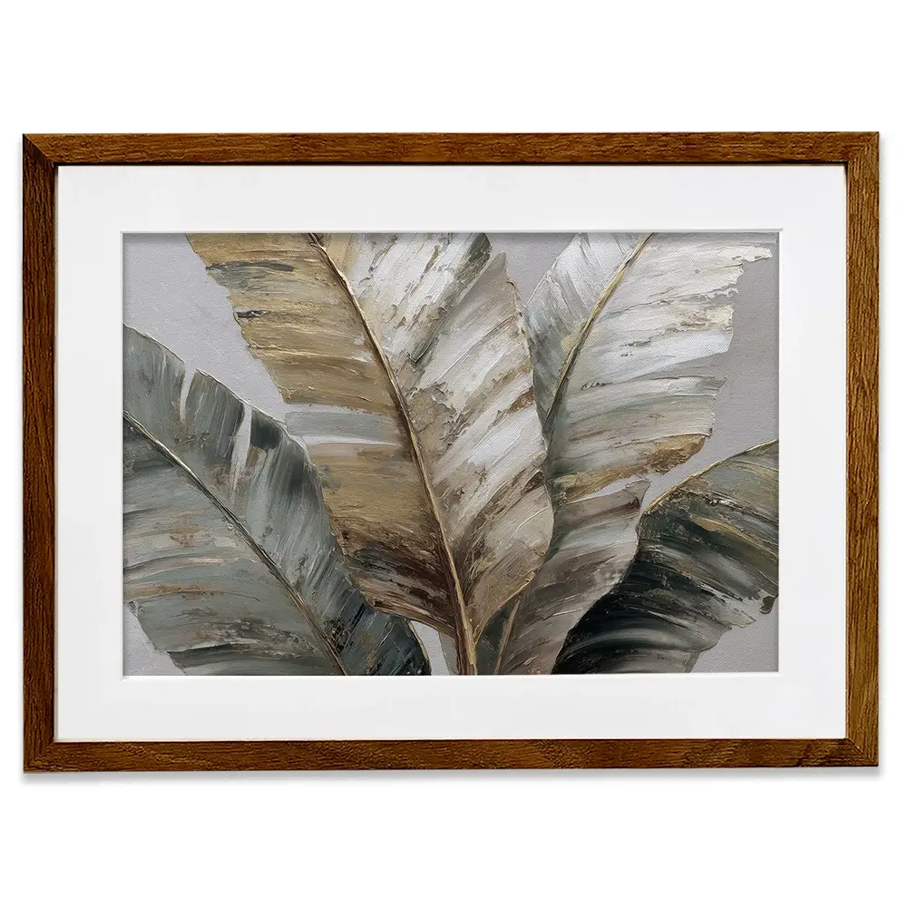 Gilded Leaves Framed Art Print Gilded Leaves Framed Art Print wall art product Svetlana Aleynikova