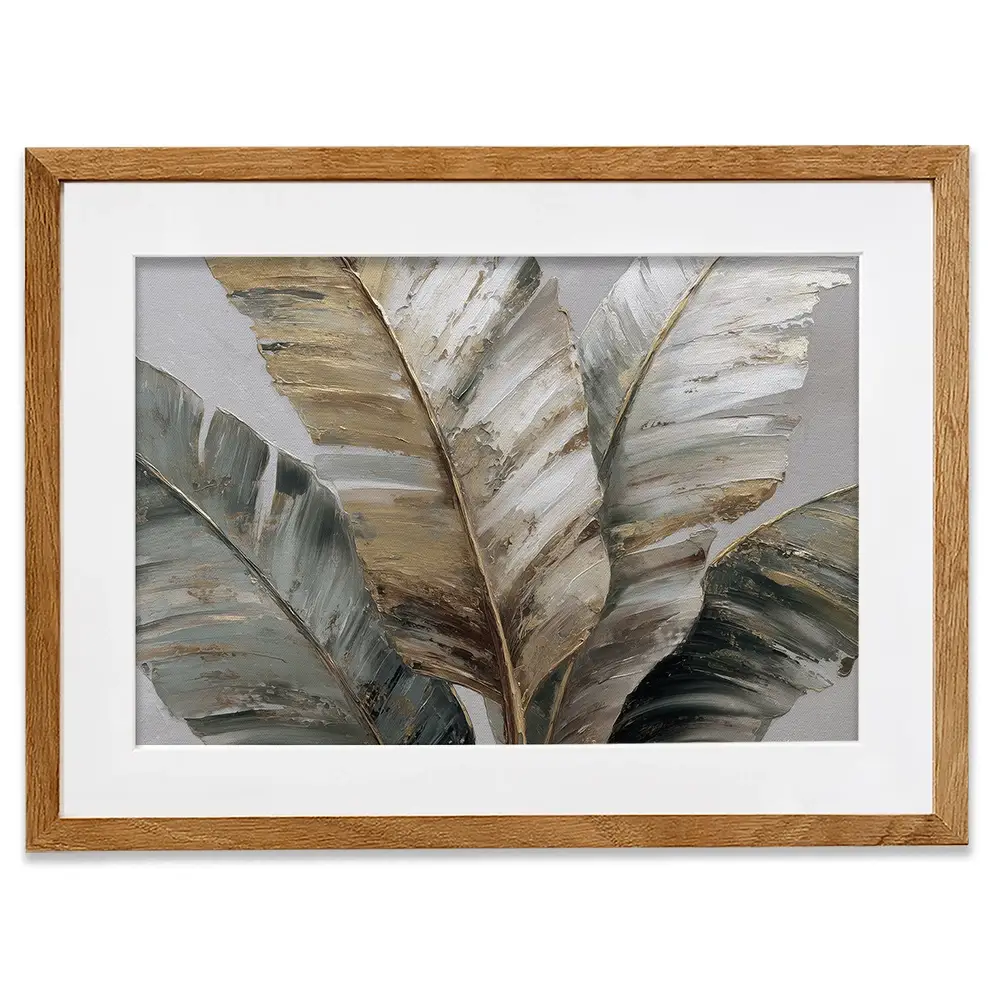 Gilded Leaves Framed Art Print Gilded Leaves Framed Art Print wall art product Svetlana Aleynikova