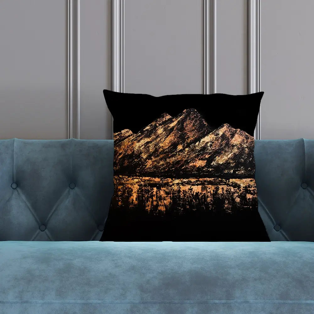 Gilded Peaks Cushion Gilded Peaks Cushion wall art product Osnat Tzadok