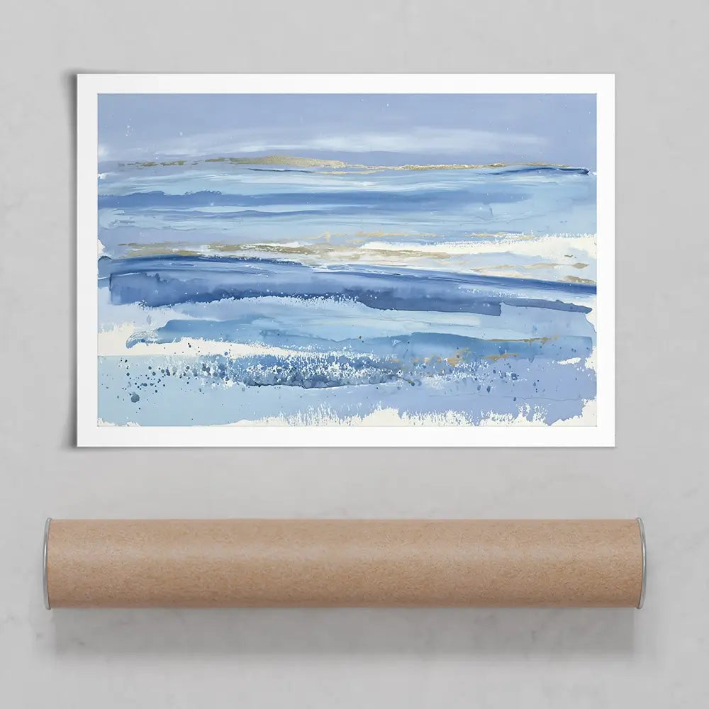 Gilded Sea Horizon Art Print Gilded Sea Horizon Art Print wall art product Chromatic Storm Studio