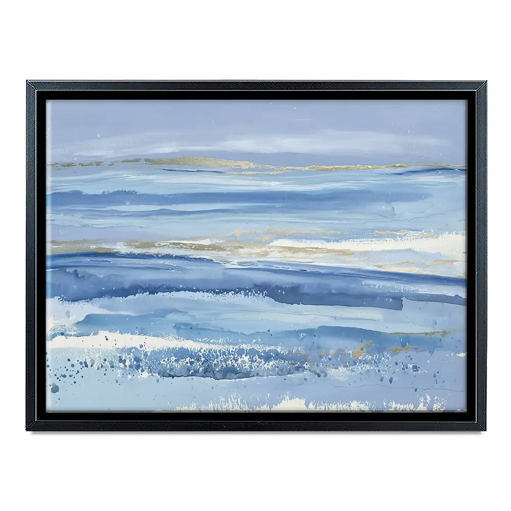 Gilded Sea Horizon Canvas Print Gilded Sea Horizon Canvas Print wall art product Chromatic Storm Studio