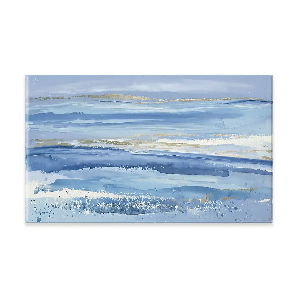 Gilded Sea Horizon Canvas Print Gilded Sea Horizon Canvas Print wall art product Chromatic Storm Studio