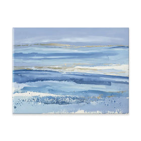 Gilded Sea Horizon Canvas Print Gilded Sea Horizon Canvas Print wall art product Chromatic Storm Studio