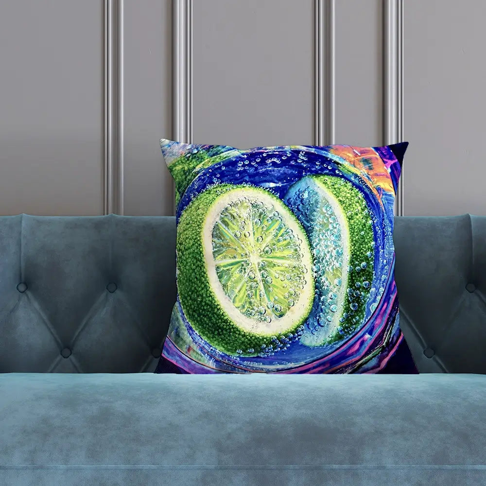 Gin And Tonic Cocktail Cushion Gin And Tonic Cocktail Cushion wall art product David Alexander Elder