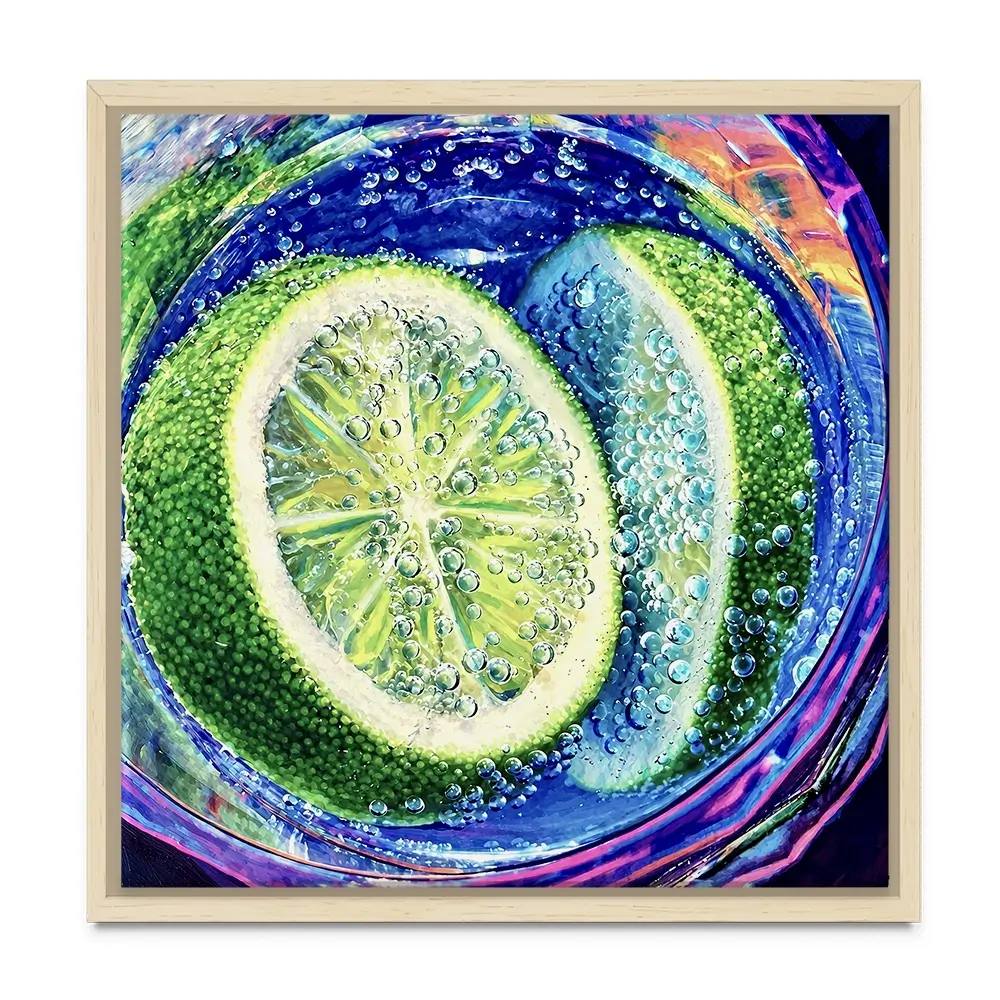 Gin And Tonic Cocktail Square Canvas Print Gin And Tonic Cocktail Square Canvas Print wall art product David Alexander Elder