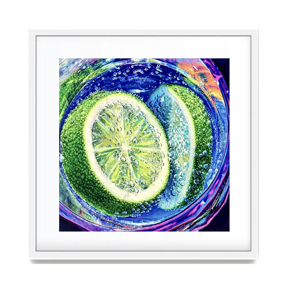 Gin And Tonic Cocktail Square Framed Art Print Gin And Tonic Cocktail Square Framed Art Print wall art product David Alexander Elder