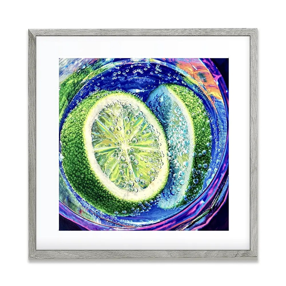 Gin And Tonic Cocktail Square Framed Art Print Gin And Tonic Cocktail Square Framed Art Print wall art product David Alexander Elder