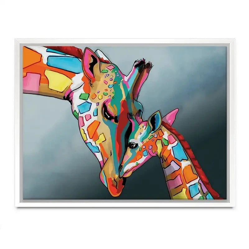 Giraffe and Calf Canvas Print Giraffe and Calf Canvas Print wall art product Independent